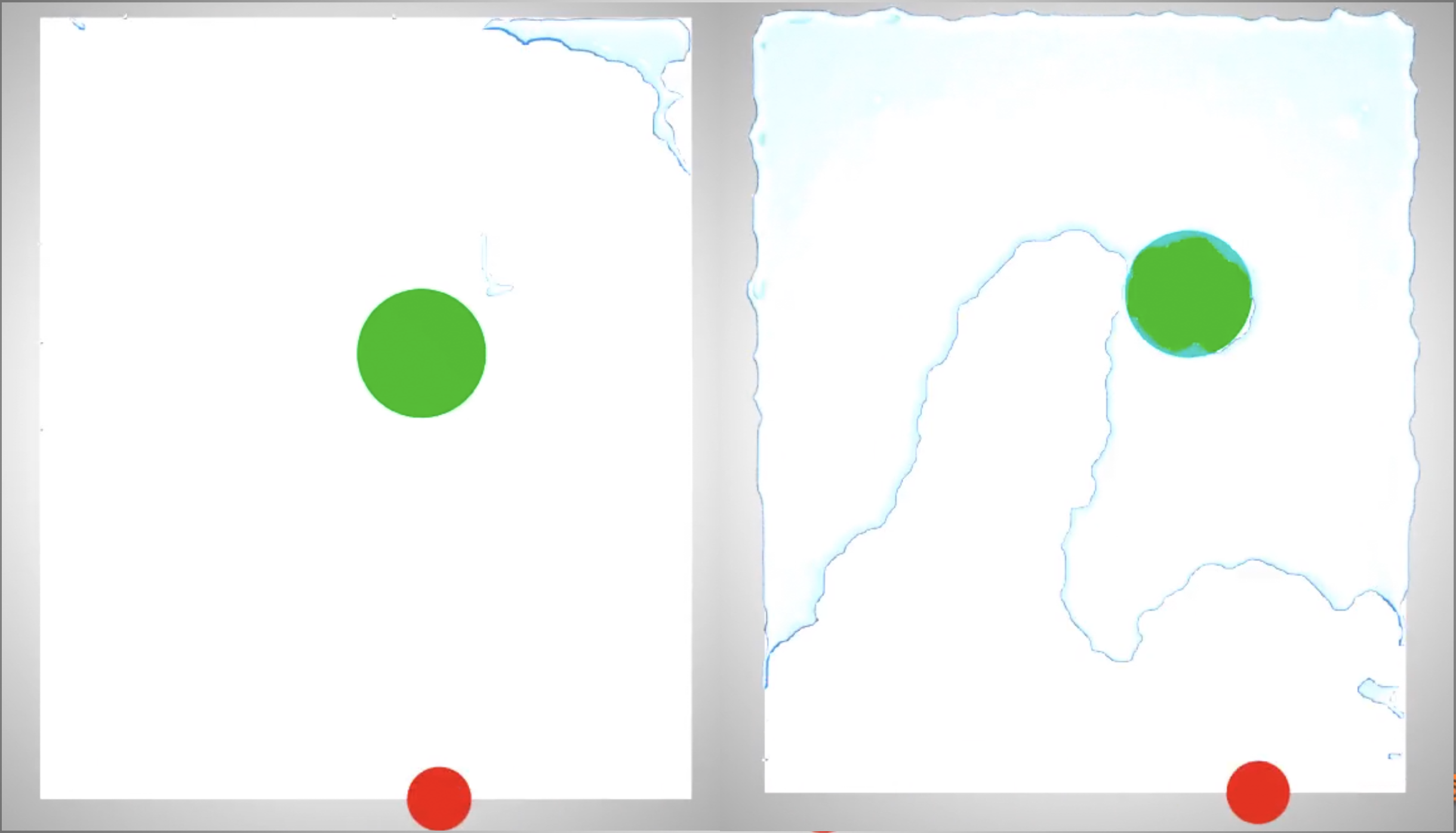 Fluid directed Rigid Ball using Deep Reinforcement Learning